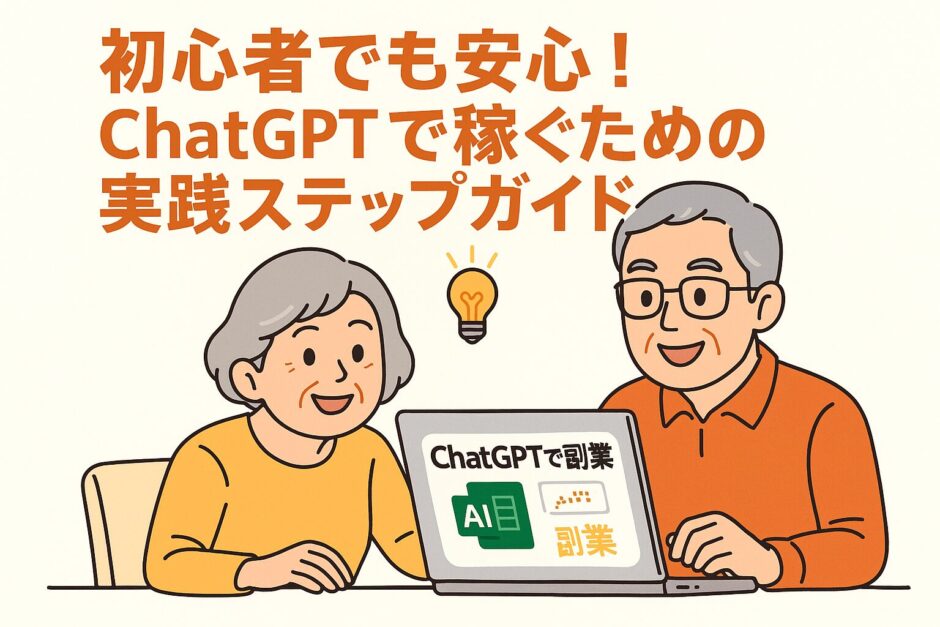 初心者でも安心！ChatGPTで稼ぐための実践ステップガイド