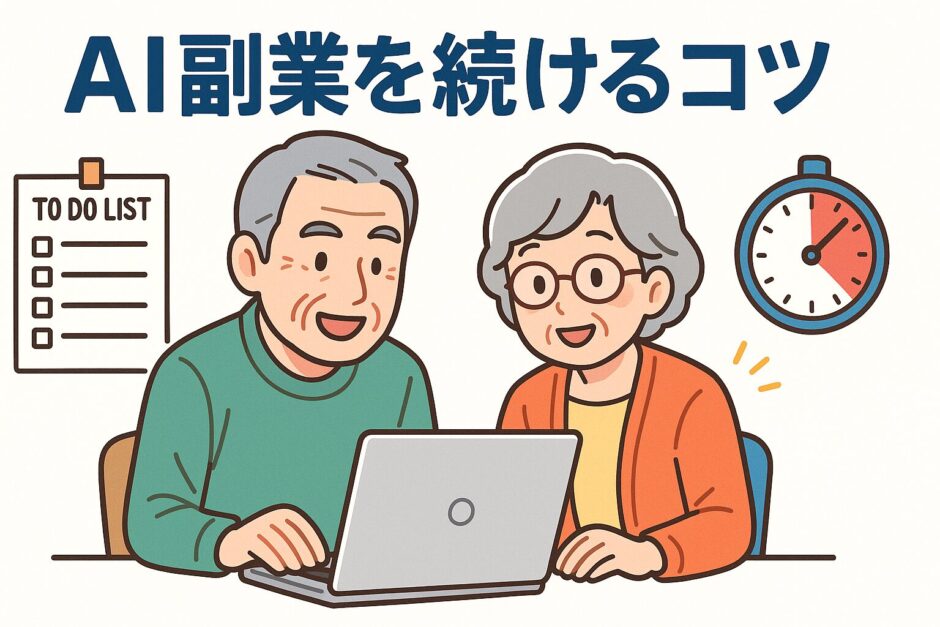 習慣化テクニック5選、AI副業が続かない人へ
