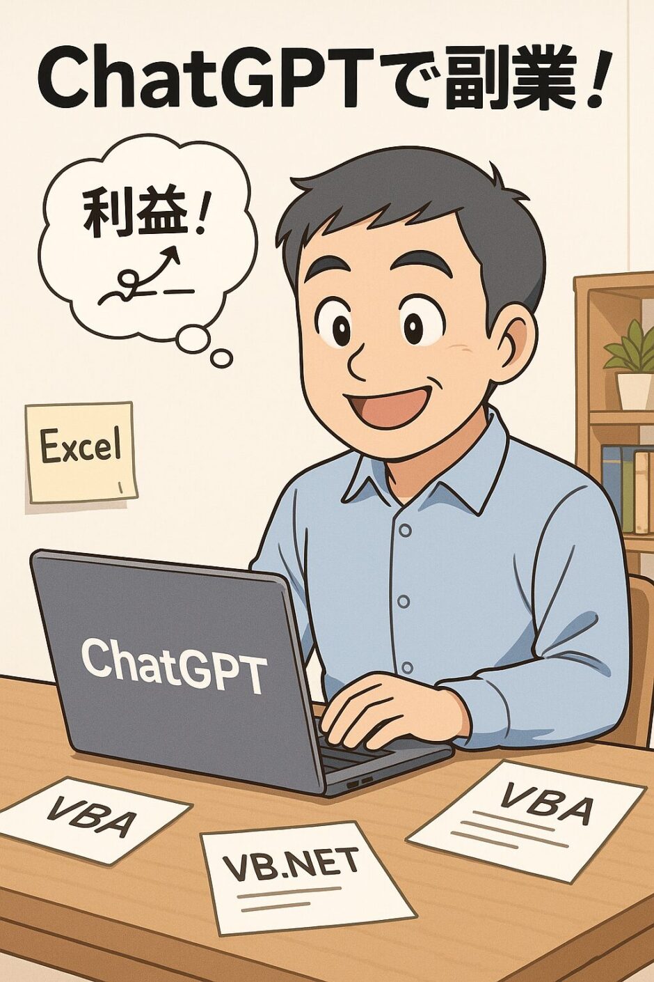 話題のChatGPTとは？中高年でもできる副業活用術