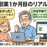 AI副業を始めて1か月で気付いたこと5選