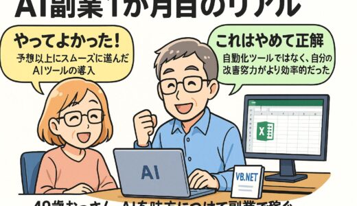 AI副業始めて1か月で、気付いたこと5選