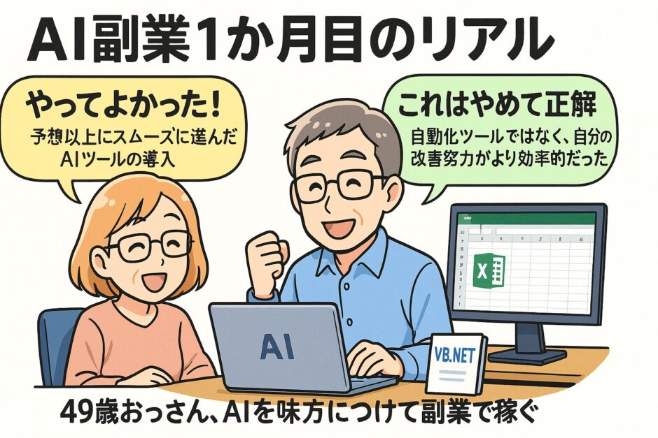 AI副業を始めて1か月で気付いたこと5選