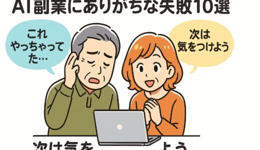 失敗から学ぶ！陥りがちなAI副業の“ありがちなミス”10選