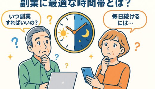 副業に最適な時間帯は？無理なく成果を出せる1日の使い方