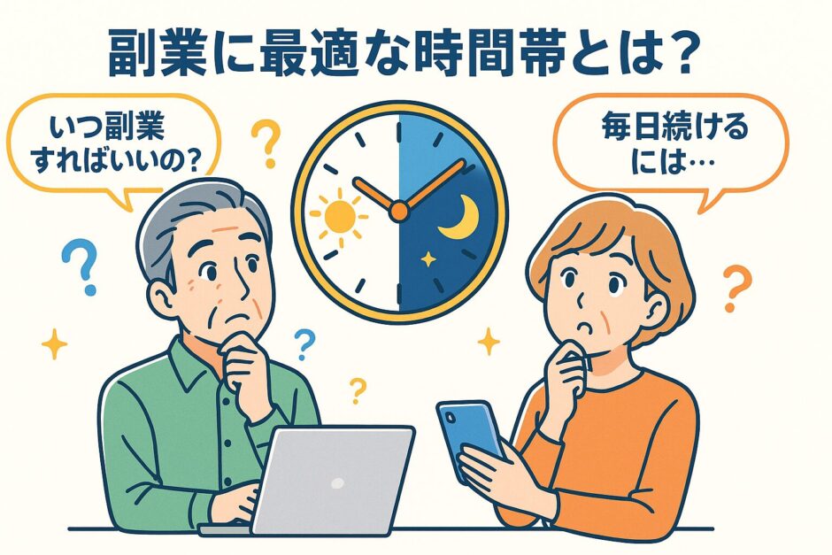 副業に最適な時間帯