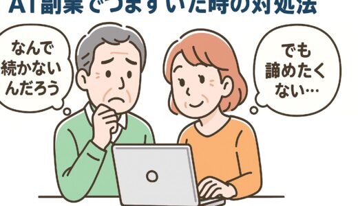 AI副業でつまずいたときの対処法5選！
