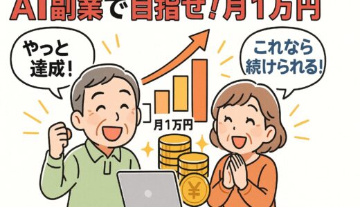 AI副業で初めて「月1万円」を目指す具体的ステップ