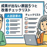 AI副業の成果が出ない原因は?改善ポイント5つと見直しチェックリスト