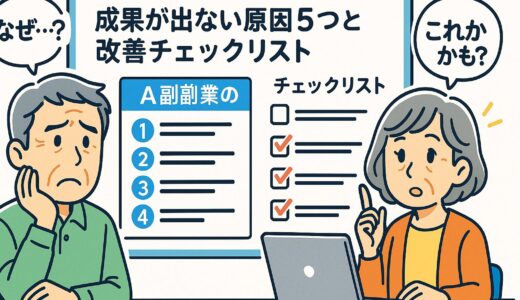 AI副業の成果が出ない原因５つと見直しチェックリスト