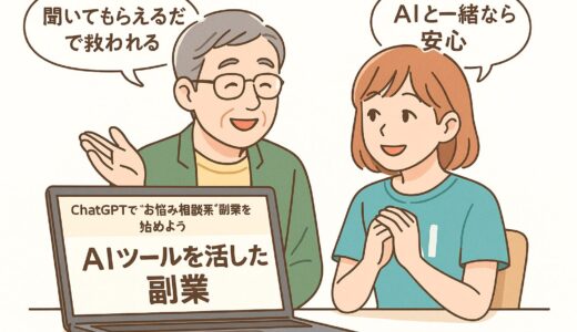 ChatGPTでお悩み相談系副業を始める方法と実践アイデア集