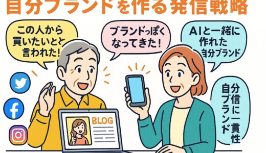 AI副業で自分ブランドを築く！信頼と収益を両立する発信戦略5選