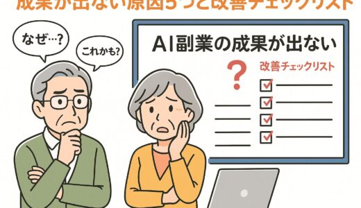 ChatGPTを使った副業で稼げない理由とその改善策5選