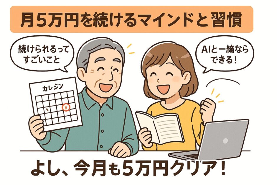 月5万円を続けるマインドと習慣