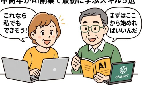AI副業で最初に学ぶべきスキル5選！挫折しない土台づくりとは？