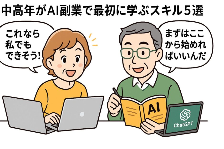 AI副業で最初に学ぶスキル5選