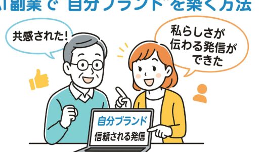AI副業で自分ブランドを築く方法！信頼と収益を両立する発信戦略5選